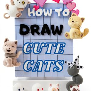 How to Draw Cats Sketch Book for Kids – 39 Page Kindle Edition-0