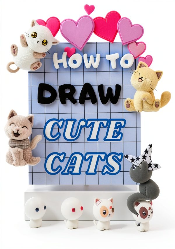 How to Draw Cats Sketch Book for Kids – 39 Page Kindle Edition-0