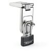 Master Lock Black Covered Aluminum Padlock with Long Shackle 141DLF-2