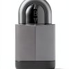 Master Lock Black Covered Aluminum Padlock with Long Shackle 141DLF-4