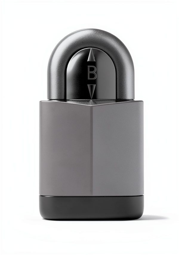 Master Lock Black Covered Aluminum Padlock with Long Shackle 141DLF-4