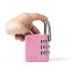 Combination Lock Zarker XD35 3‑Digit Padlock Blue 1‑Pack-3